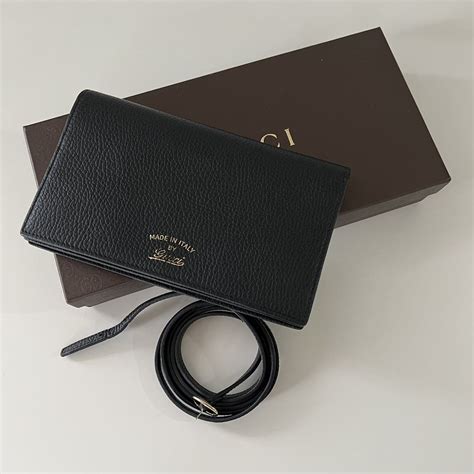 gucci swing wallet with strap|gucci wallet for women.